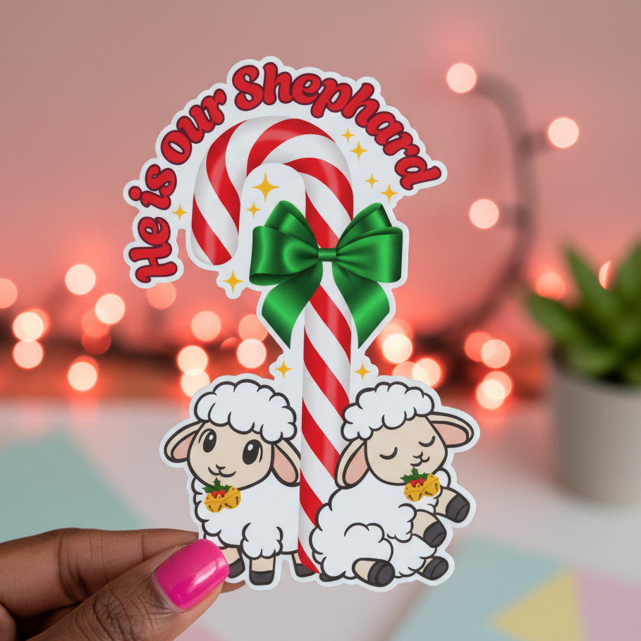 He is Our Shephard Sticker