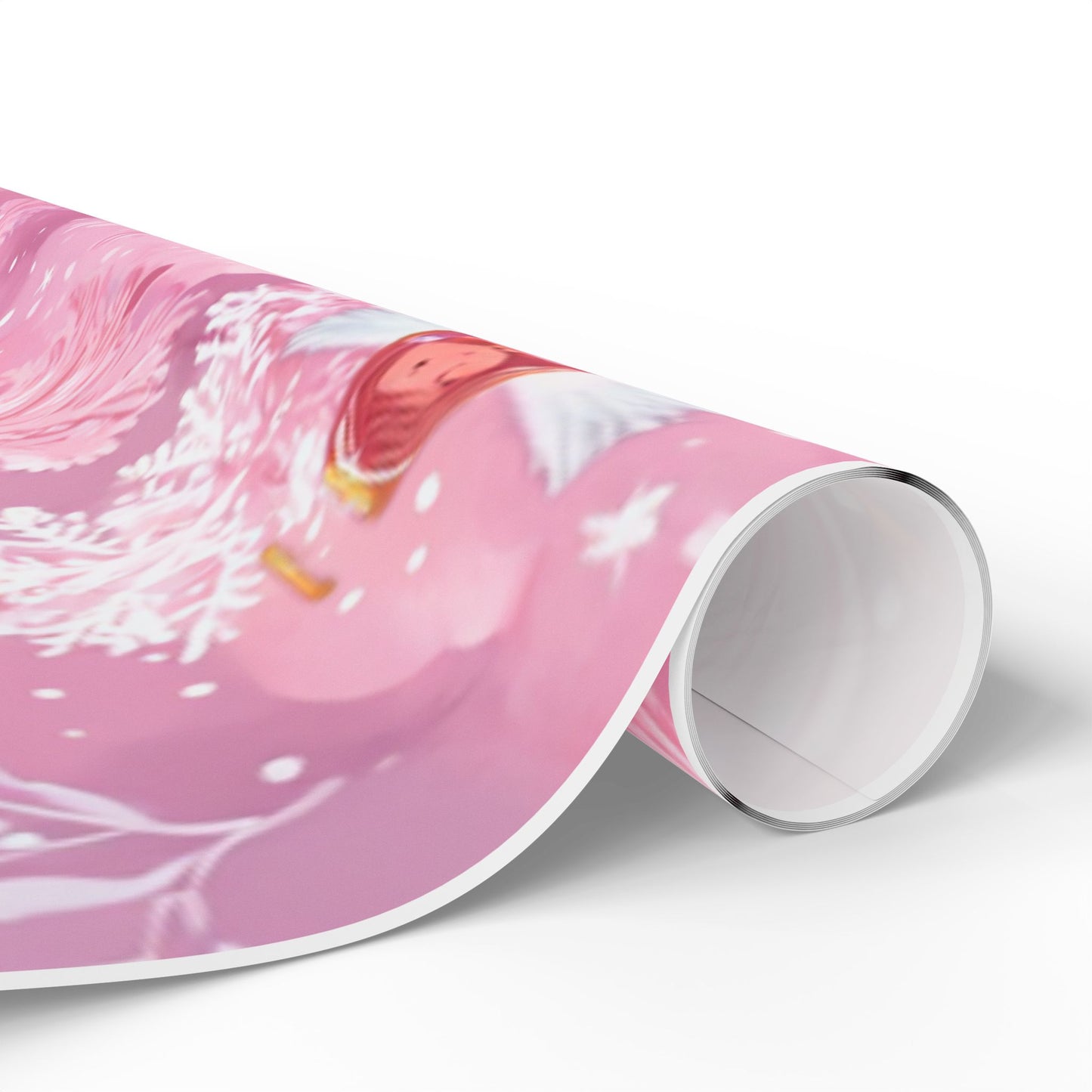 Pink Angel Babies Wrapping Paper