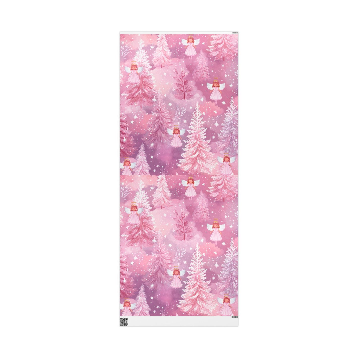 Pink Angel Babies Wrapping Paper