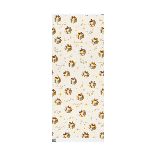 He Is With Us Wrapping paper