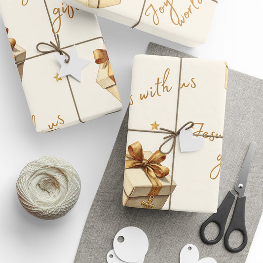 He Is With Us Wrapping paper