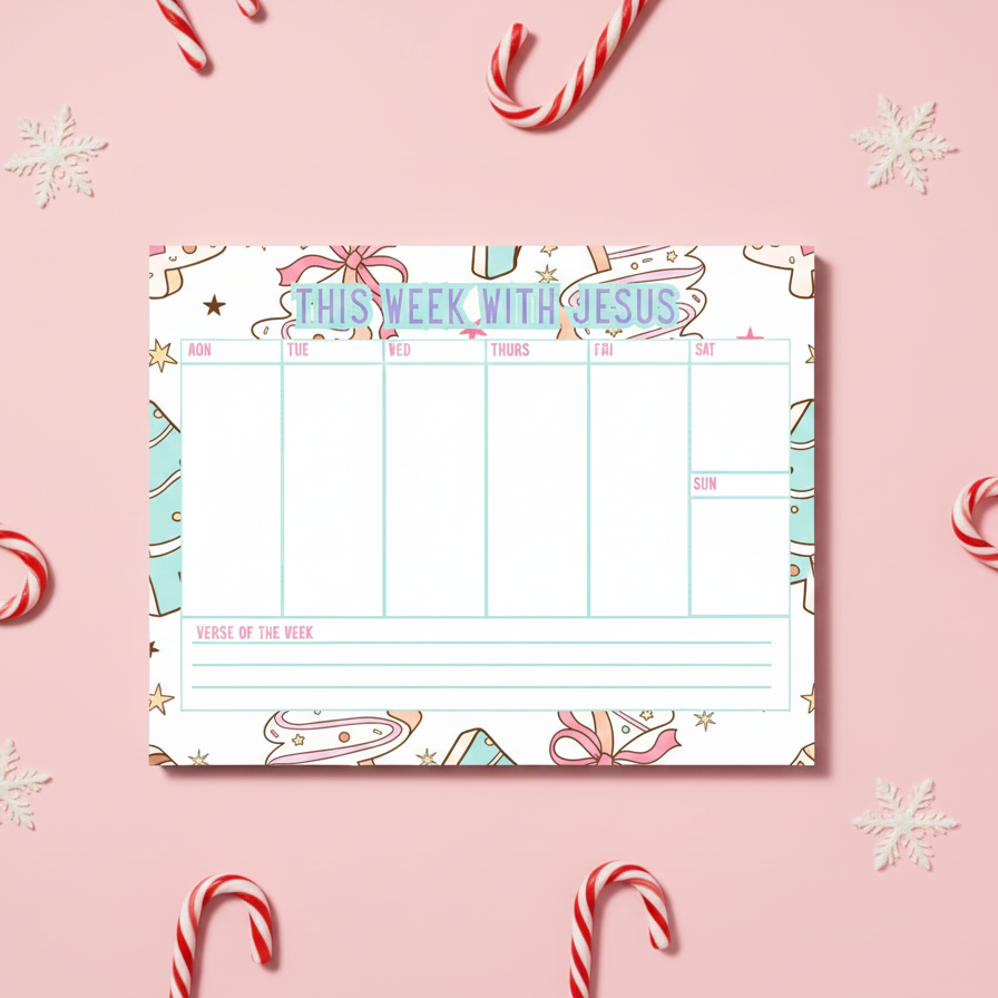 Christmas Cookies Weekly Planner