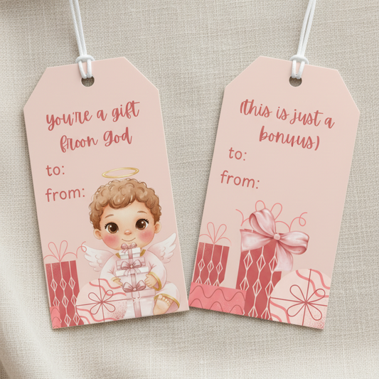 You're a Gift From God Gift Tag (girl)