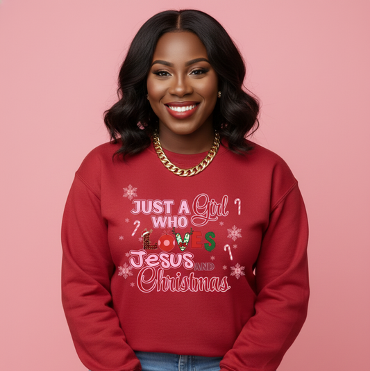 Jesus and Christmas Sweatshirt